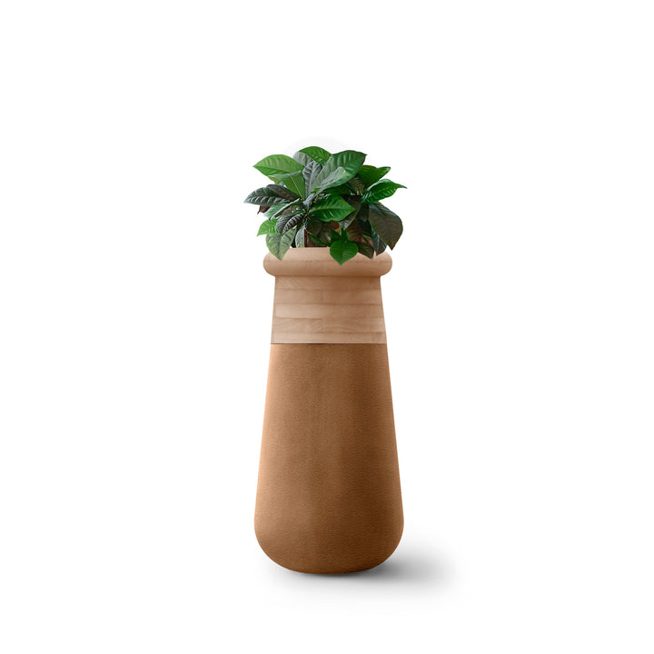 Soma Wood Planter – Slim XS Outdoor Planters Indigenus Nutmeg Natural