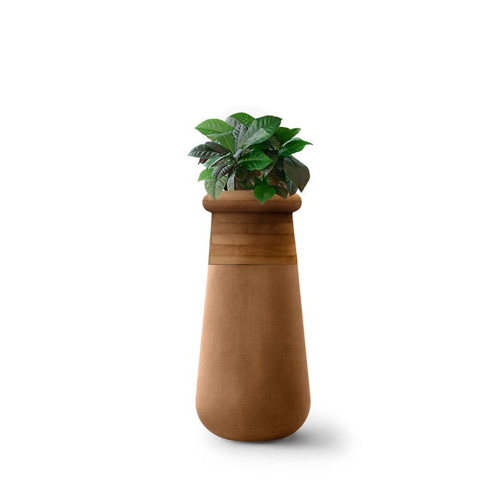 Soma Wood Planter – Slim XS Outdoor Planters Indigenus Nutmeg Oiled