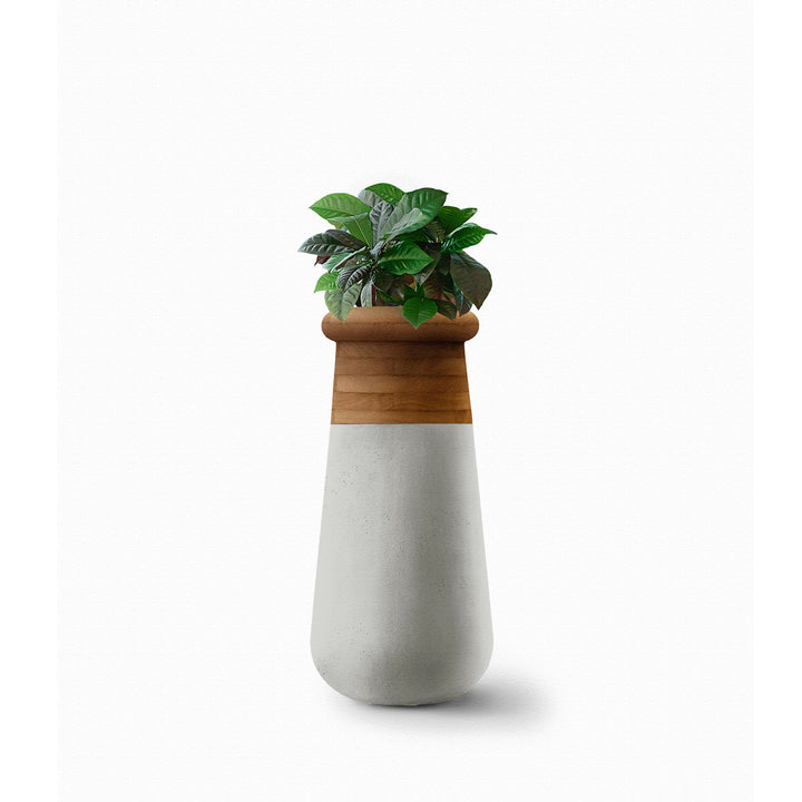 Soma Wood Planter – Slim XS Outdoor Planters Indigenus Grey Oiled