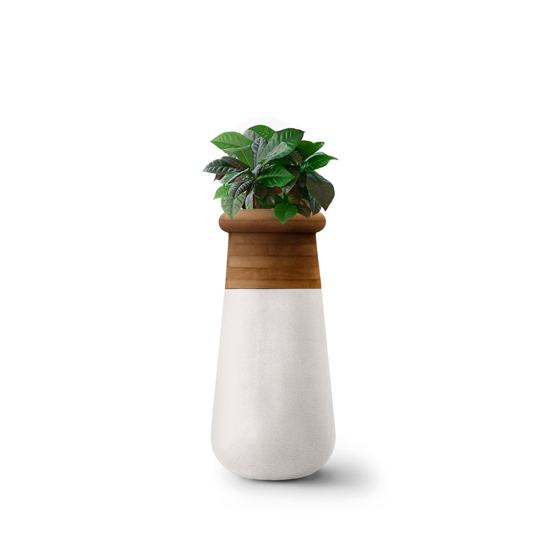 Soma Wood Planter – Slim XS Outdoor Planters Indigenus White Oiled