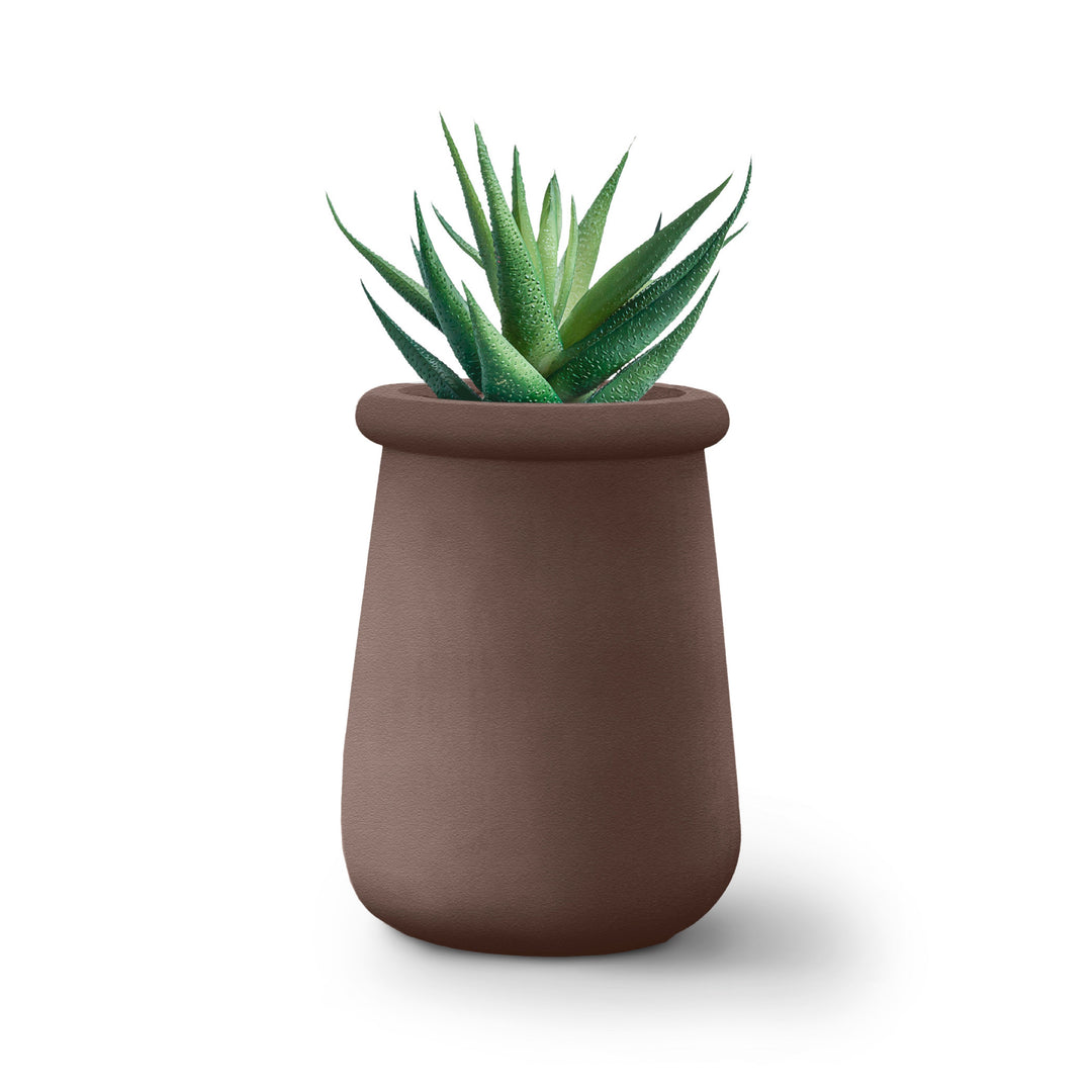 Soma Planter – Medium Outdoor Planters Indigenus Brown