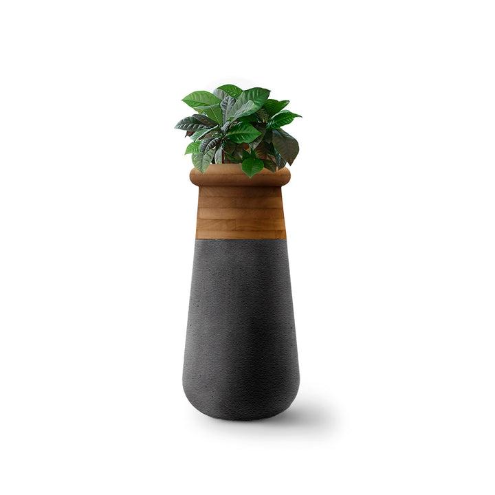 Soma Wood Planter – Slim Outdoor Planters Indigenus Black Oiled