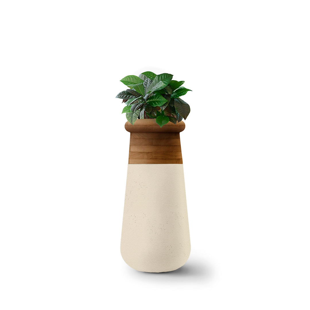 Soma Wood Planter – Slim Outdoor Planters Indigenus Sandstone Oiled