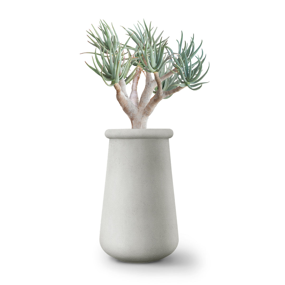 Soma Planter – Tall Outdoor Planters Indigenus Grey