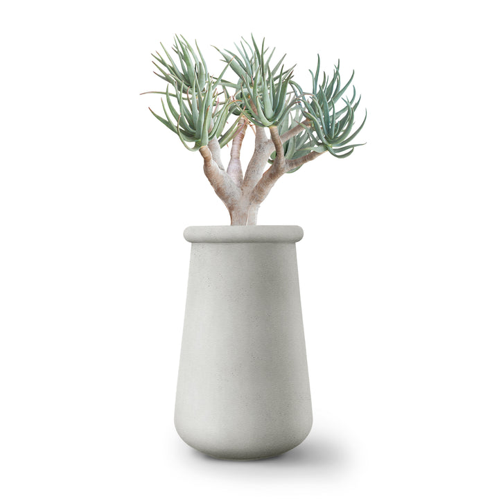 Soma Planter – Tall Outdoor Planters Indigenus Grey