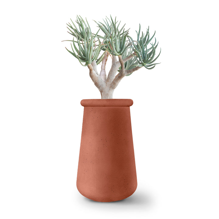 Soma Planter – Tall Outdoor Planters Indigenus Terracotta