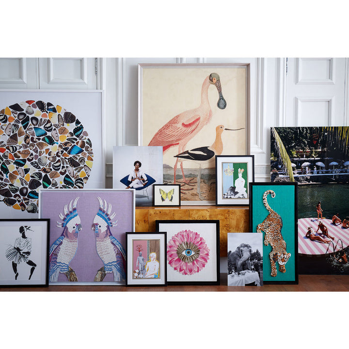Parrots Beaded Art Jonathan Adler