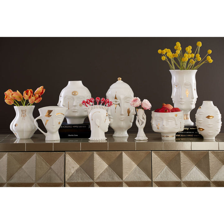 Gilded Frida Urn Jonathan Adler