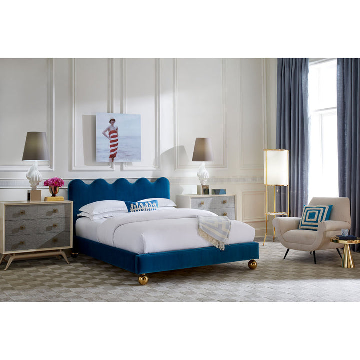 Ripple Queen Bed Jonathan Adler