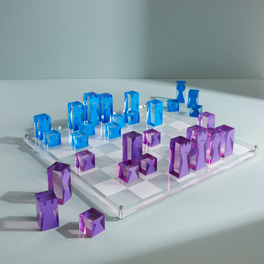 Acrylic Chess Set Jonathan Adler