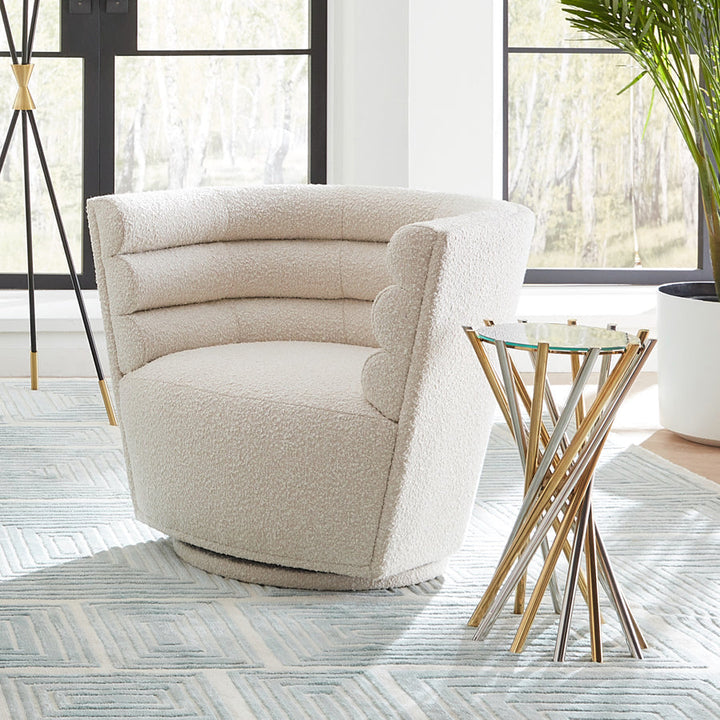 Maxime Swivel Club Chair Jonathan Adler