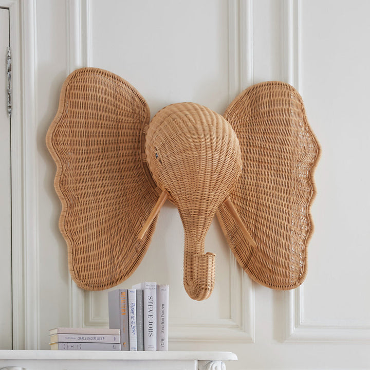 Wicker Elephant Jonathan Adler