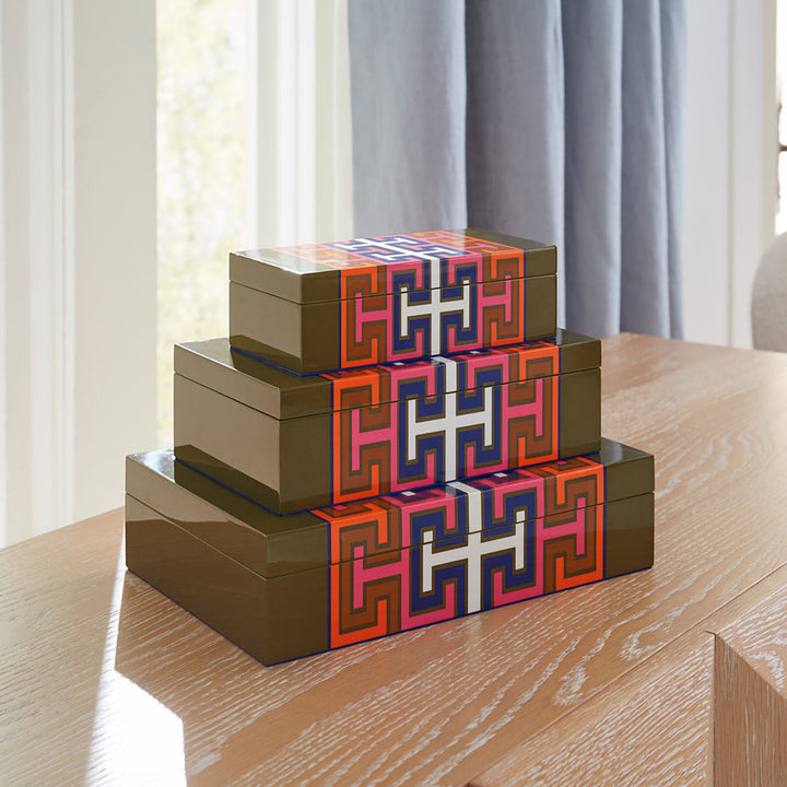 Small Madrid Lacquer Box Jonathan Adler