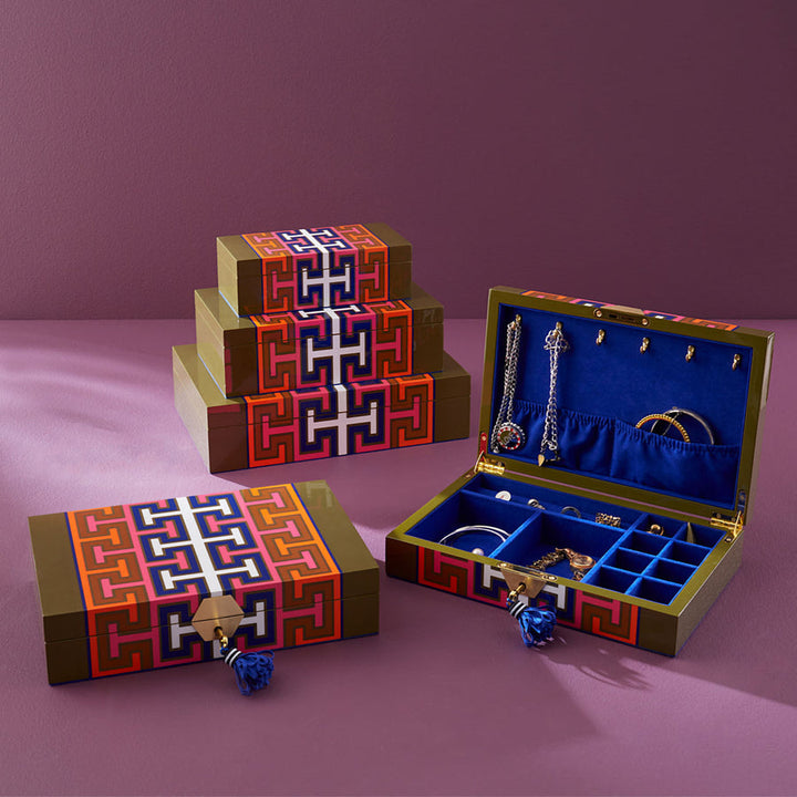 Large Madrid Lacquer Box Jonathan Adler