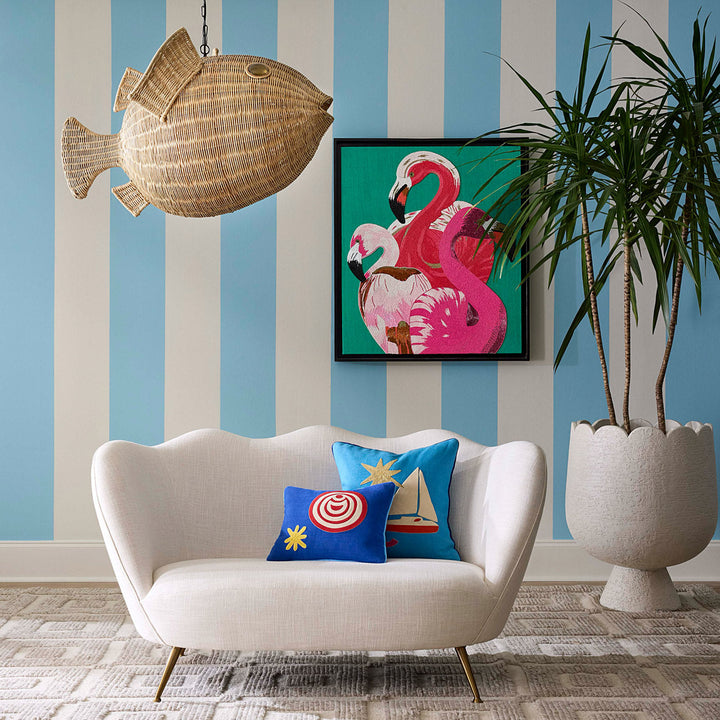 Playa Beach Hat Pillow Jonathan Adler