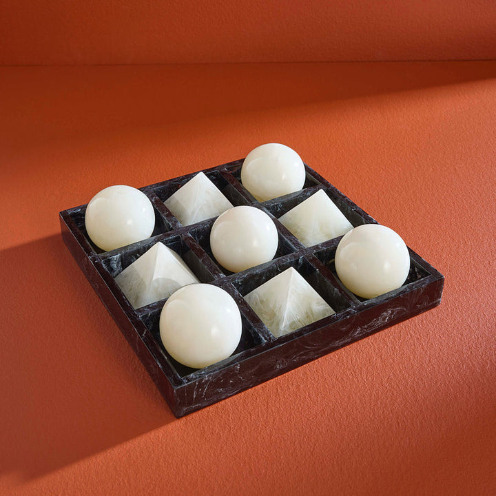 Como Black & White Tic-Tac-Toe Set Jonathan Adler