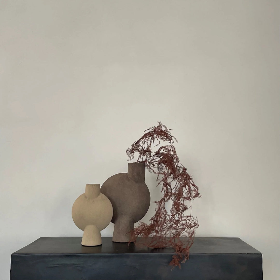 Sphere Vase Bubl, Medio - Taupe Vases 101 Copenhagen   