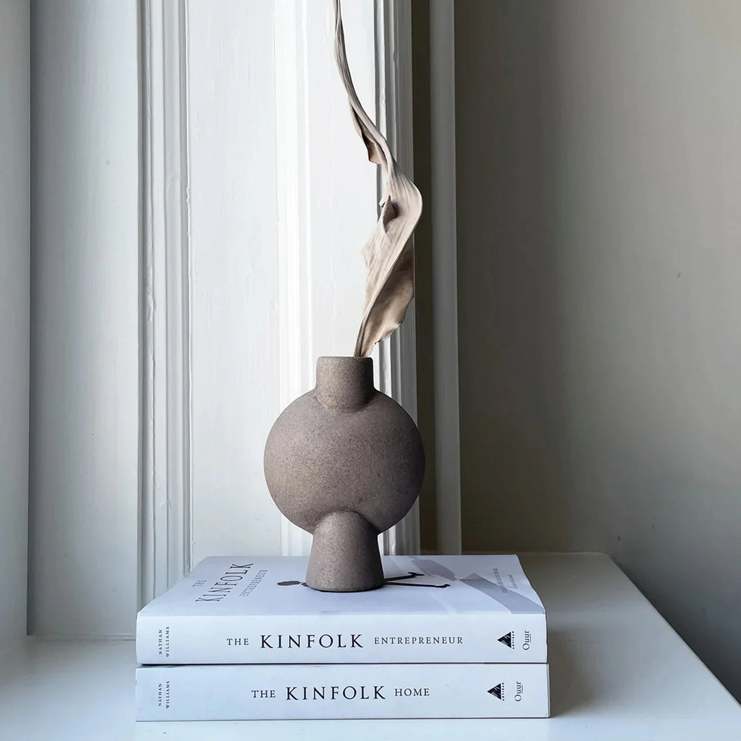Sphere Vase Bubl, Mini - Taupe Vases 101 Copenhagen   