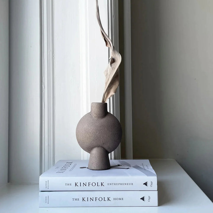 Sphere Vase Bubl, Mini - Taupe Vases 101 Copenhagen   