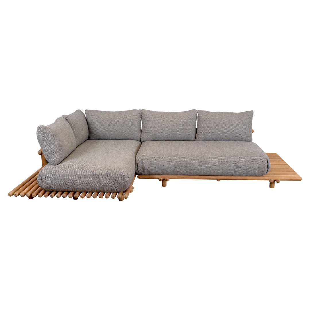 Sticks Platform Sofa Outdoor Sofas Cane-line Teak Light Brown Cane-Line Rise