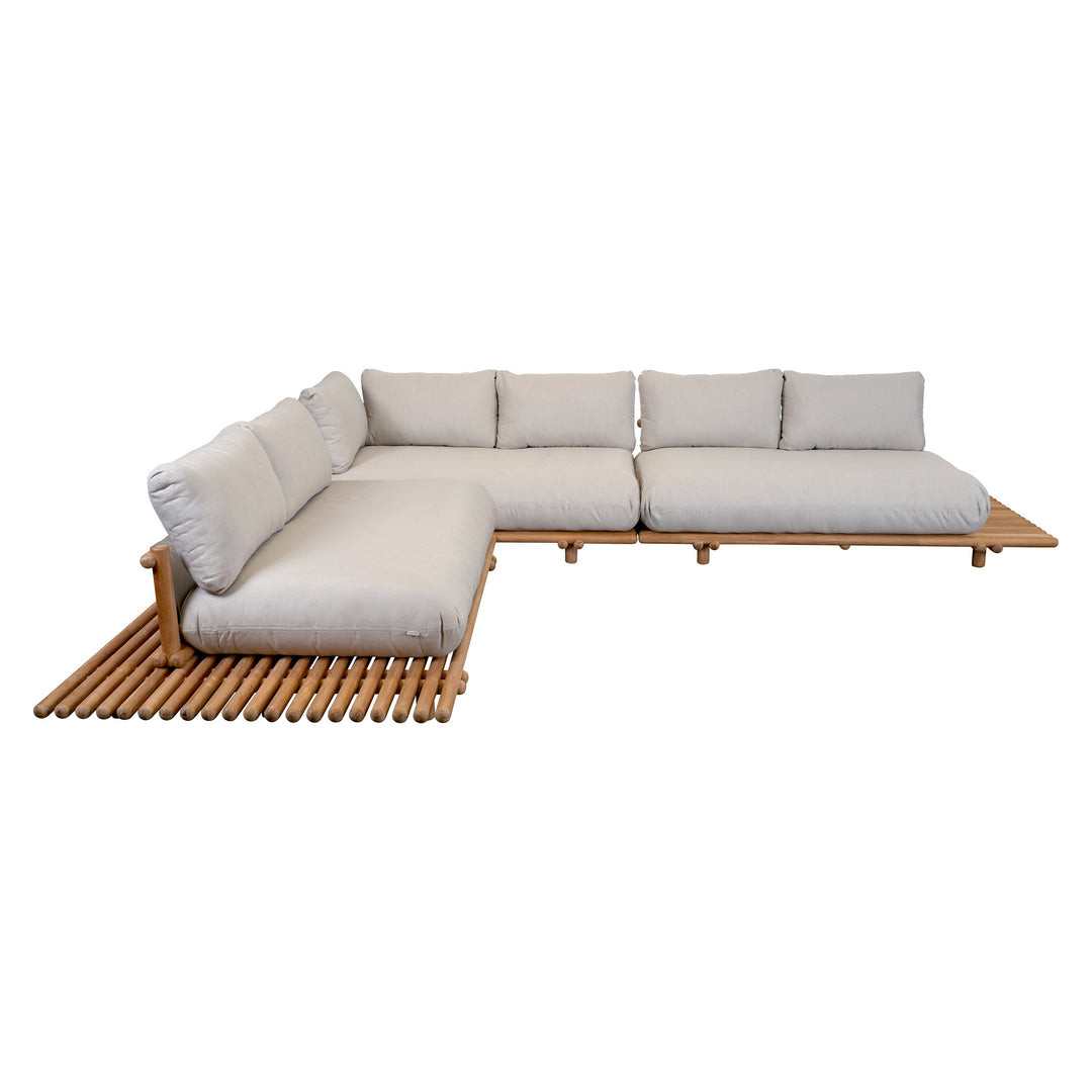 Sticks Platform Large Sofa Outdoor Sofas Cane-line Teak Sand Cane-Line Natte