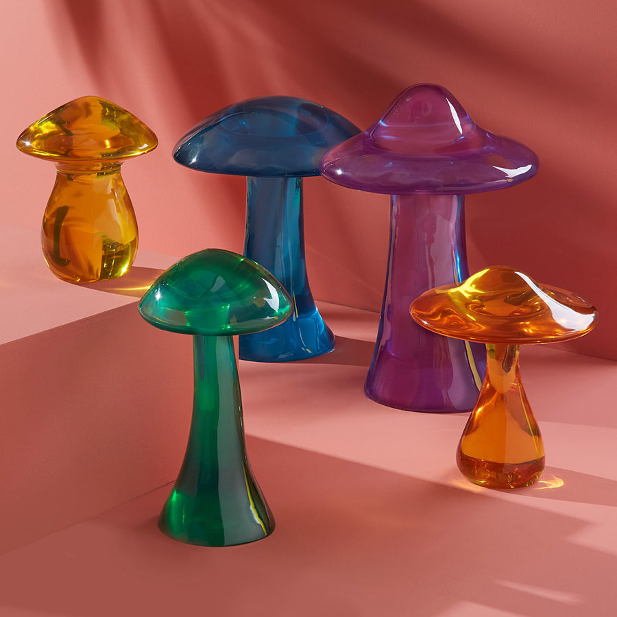 Purple Acrylic Mushroom Objet Jonathan Adler