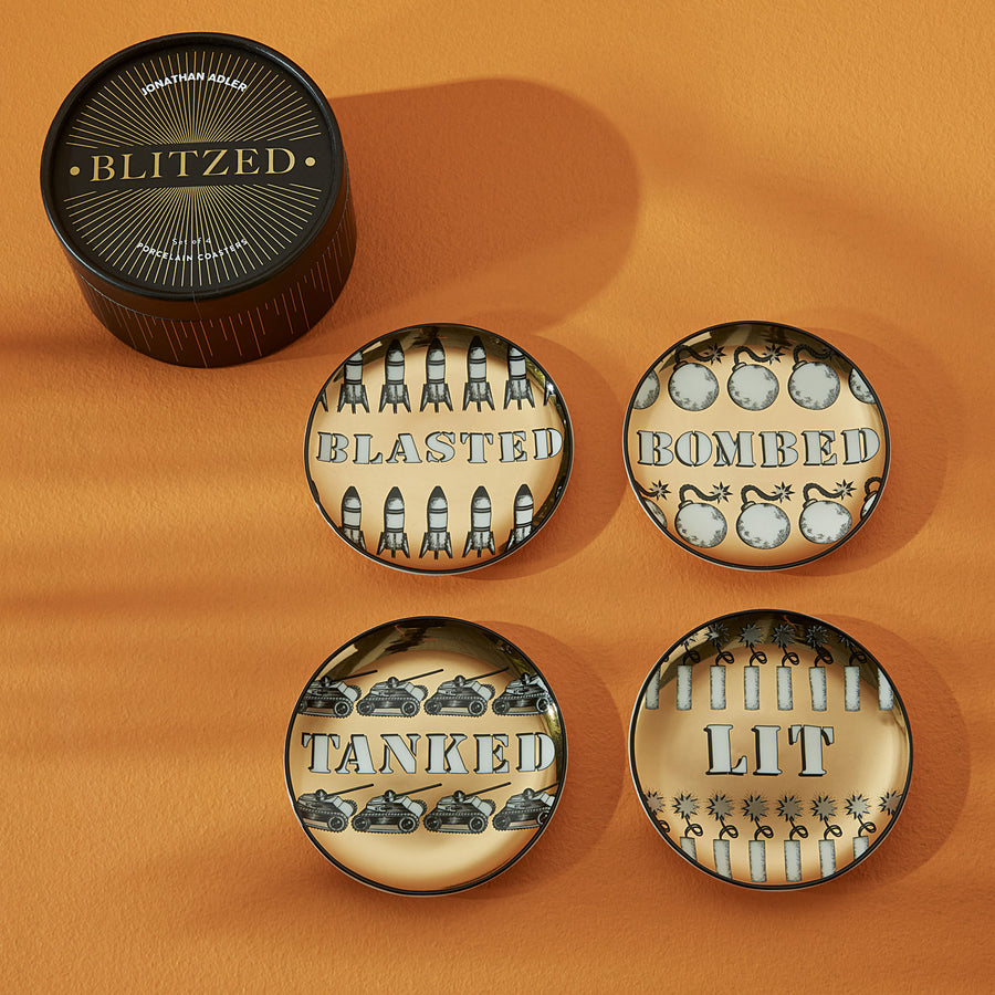 Blitzed Coasters Jonathan Adler
