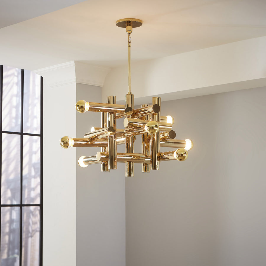 Milano Kinetic Chandelier Jonathan Adler