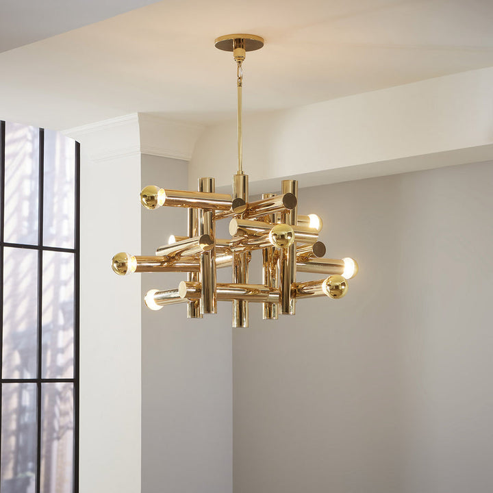 Milano Kinetic Chandelier Jonathan Adler