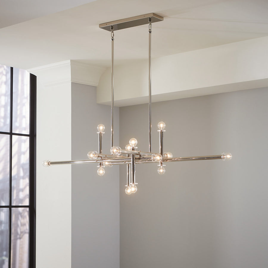 Milano Linear Chandelier Jonathan Adler