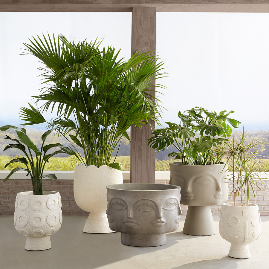 Scallop Concrete Planter Jonathan Adler