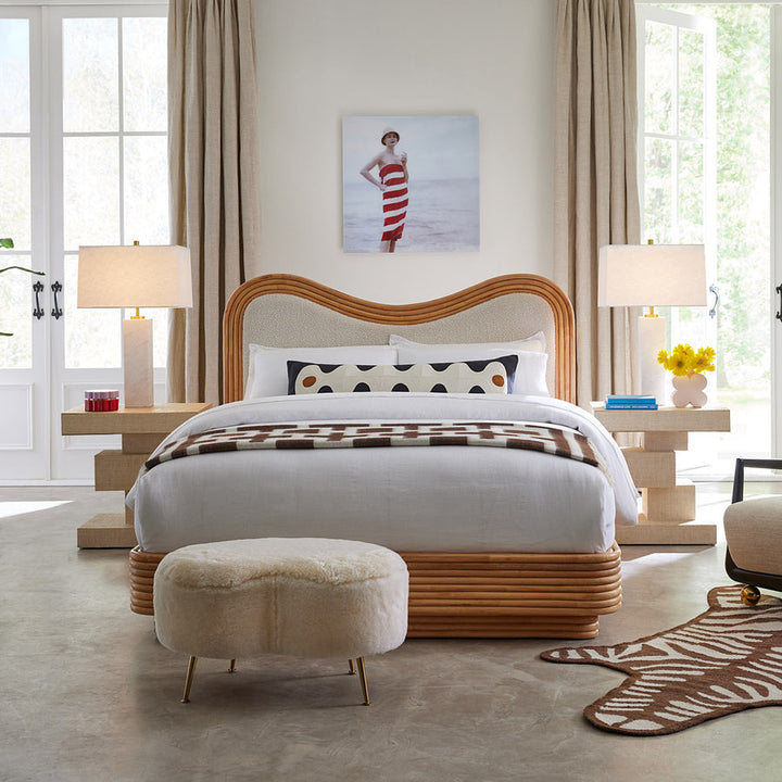 Zebra Flatweave Rug Jonathan Adler