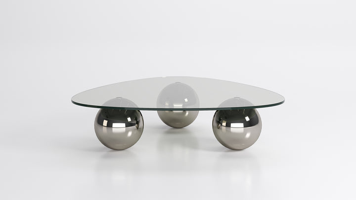 Sumito Cocktail Table - Spheres In Chrome-plated Finish Coffee Tables Roche Bobois   