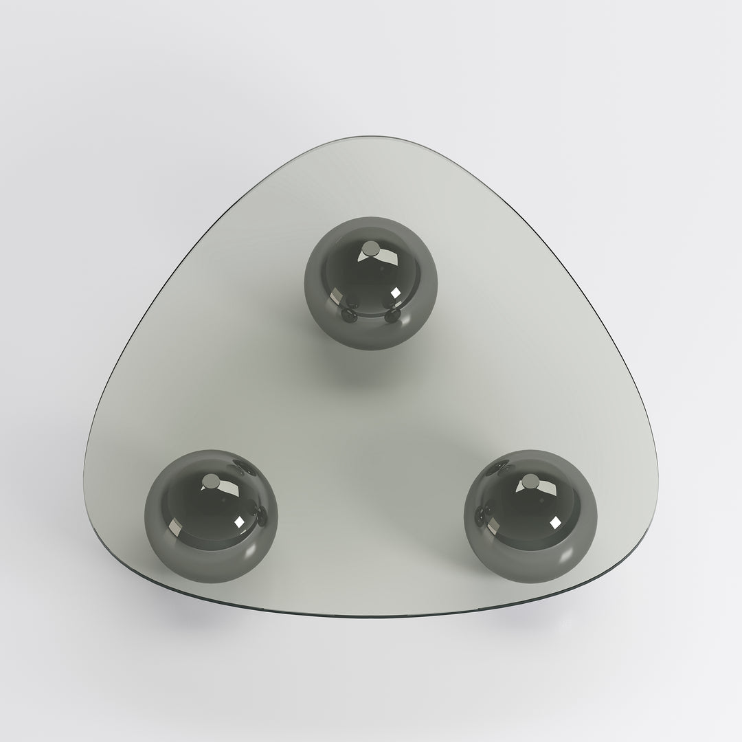 Sumito Cocktail Table - Spheres In Chrome-plated Finish Coffee Tables Roche Bobois   