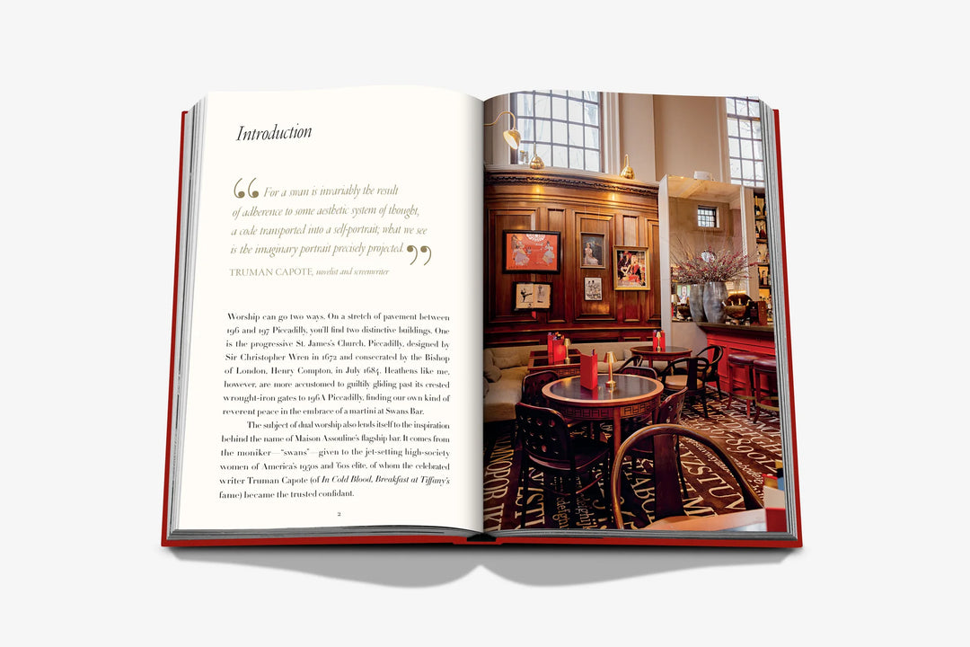 Swans Bar Book Print Books Assouline