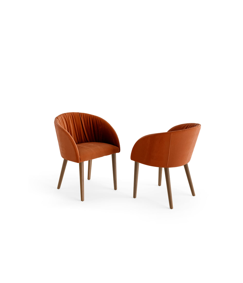 Vulcano Wood Dining Chair Dining Chair Eforma   