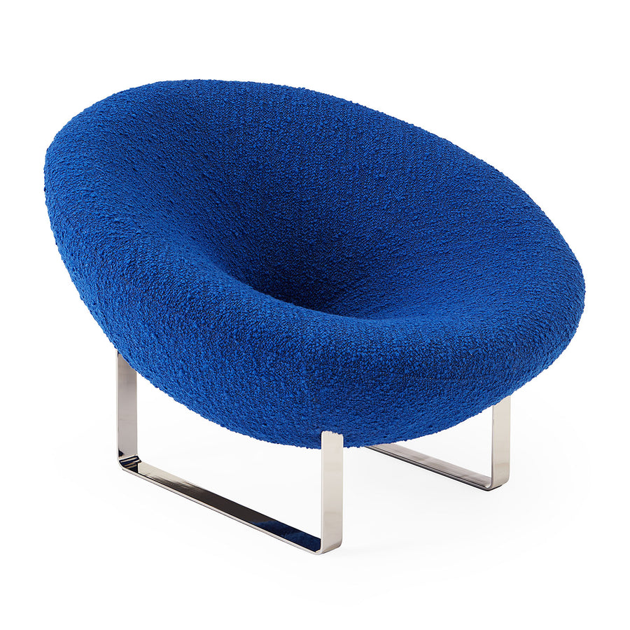 Saturn Lounge Chair Jonathan Adler Cobalt