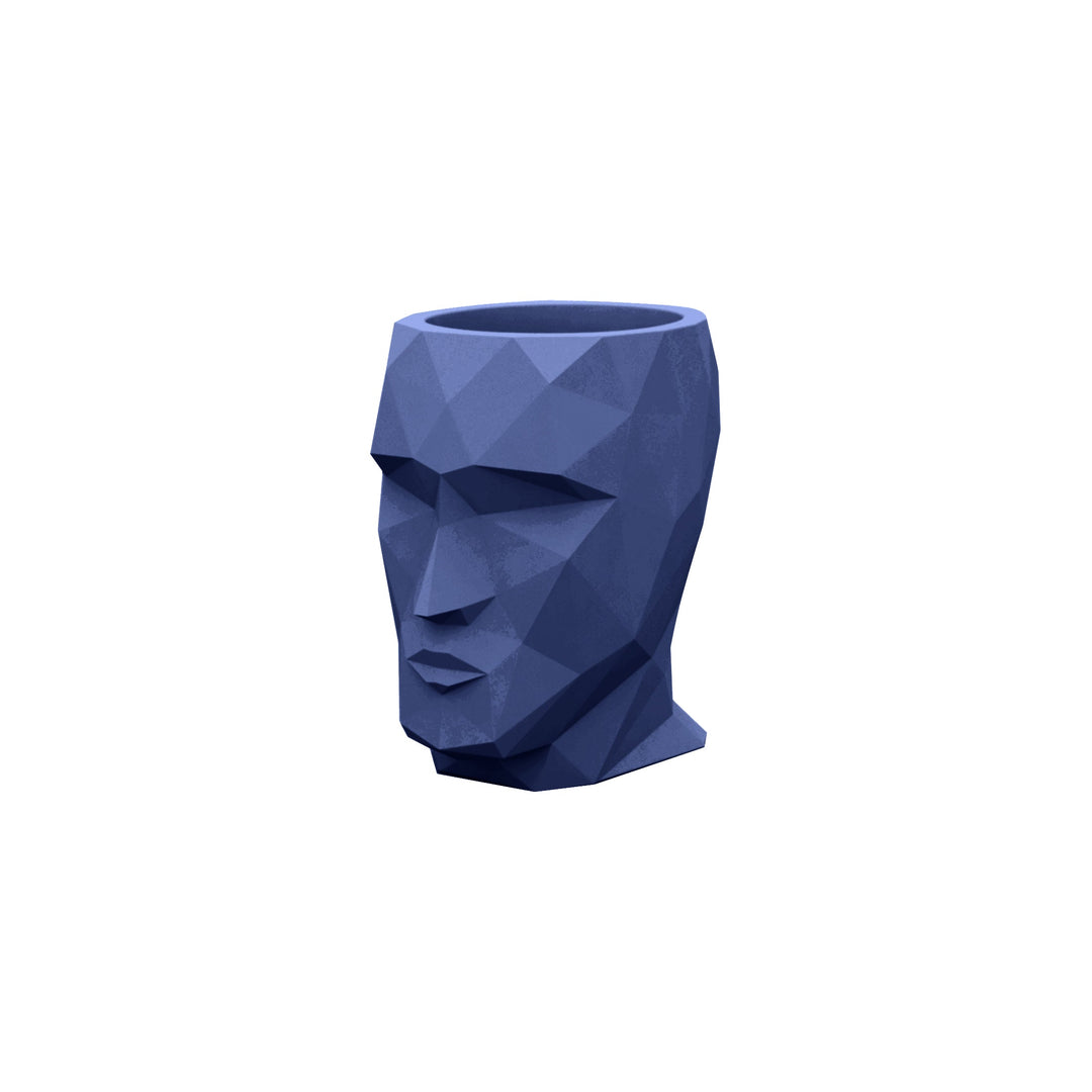 Adan Planter Outdoor Vondom Navy Small: 11.75 in width