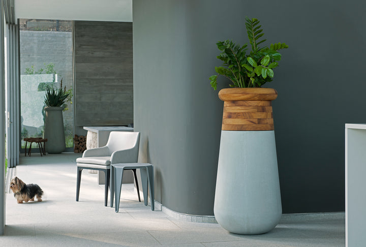 Soma Wood Planter – Slim Outdoor Planters Indigenus