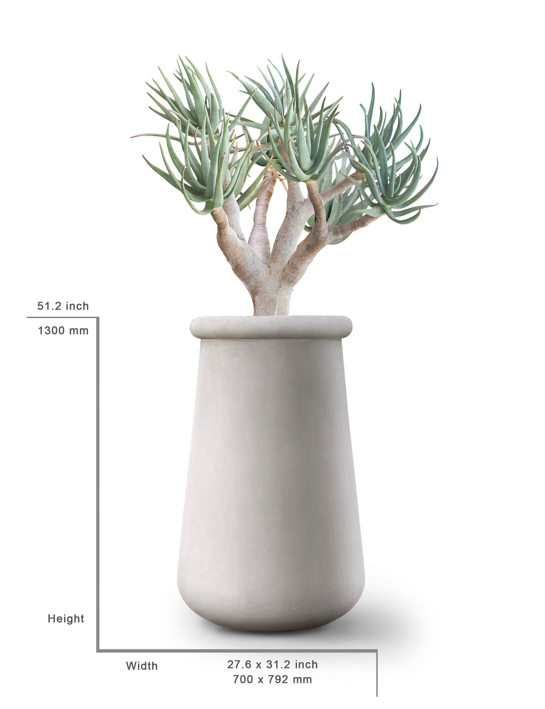 Soma Planter – Tall Outdoor Planters Indigenus