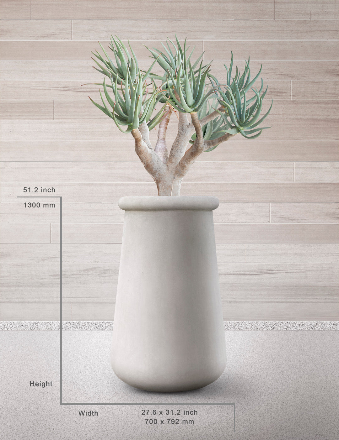 Soma Planter – Tall Outdoor Planters Indigenus