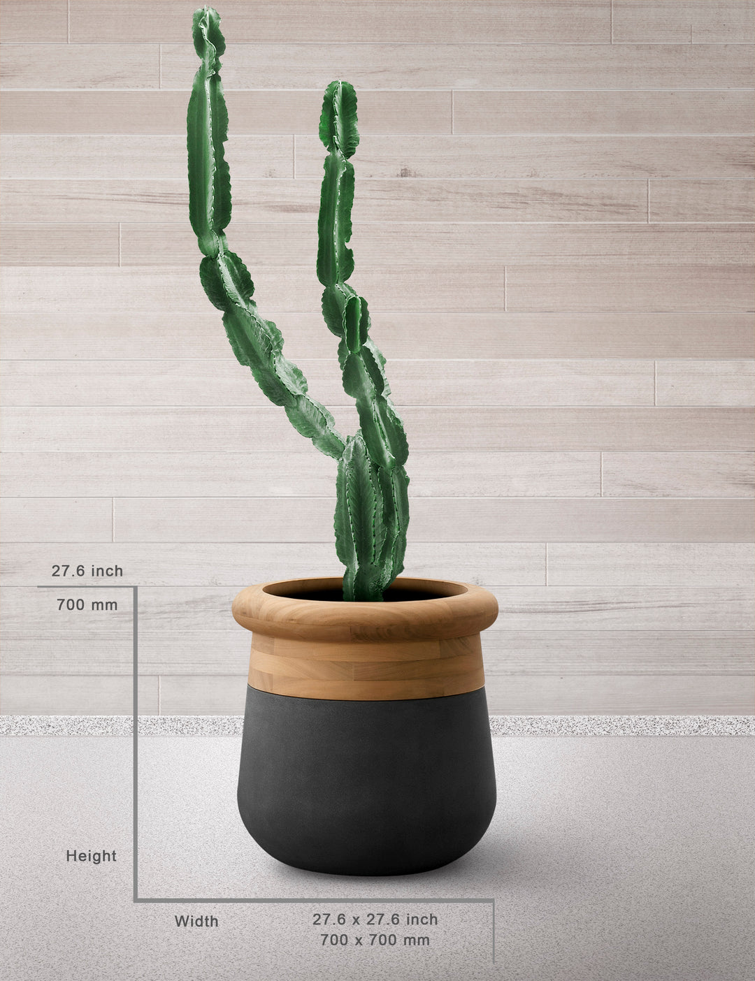 Soma Wood Planter – Small Outdoor Planters Indigenus