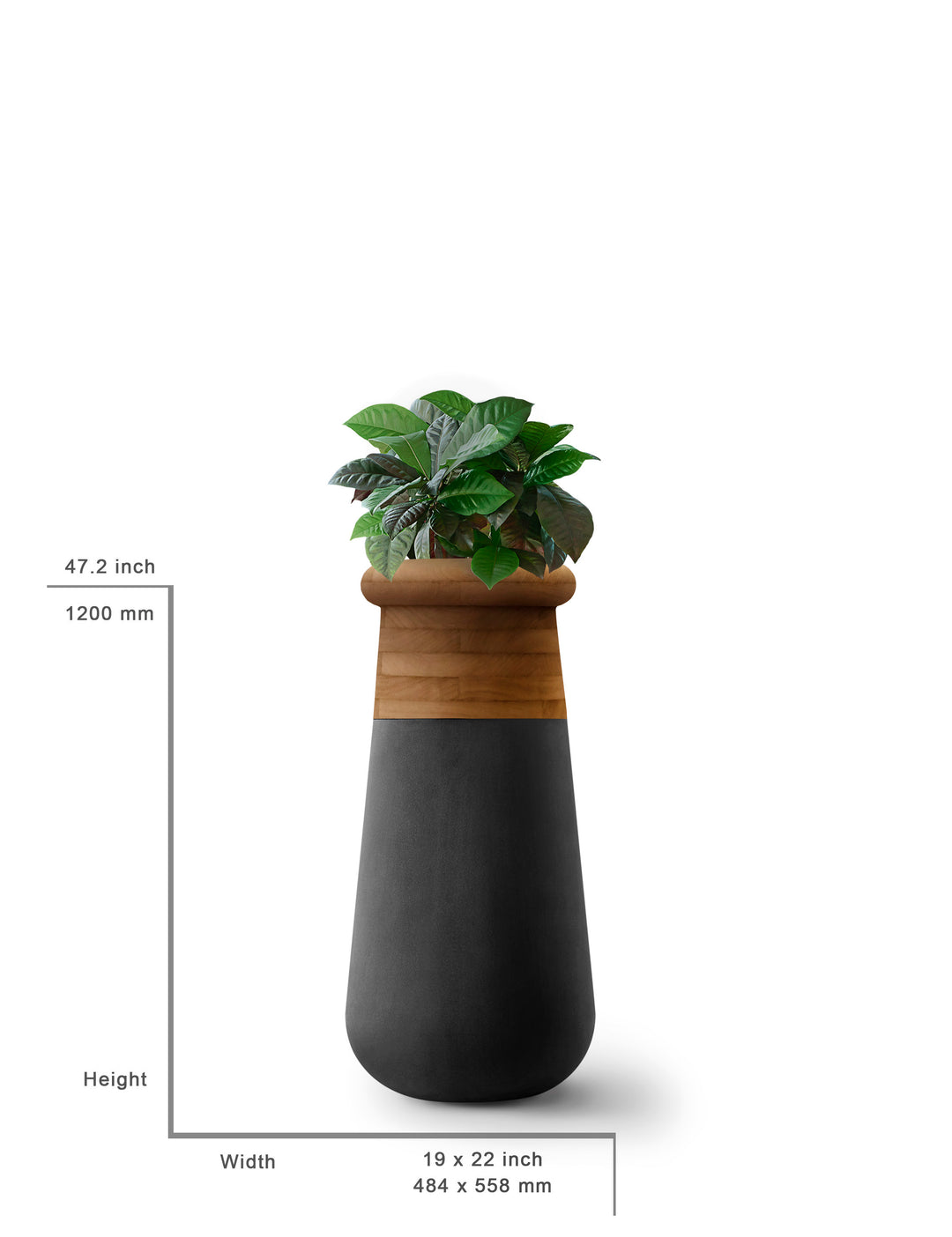 Soma Wood Planter – Slim Outdoor Planters Indigenus