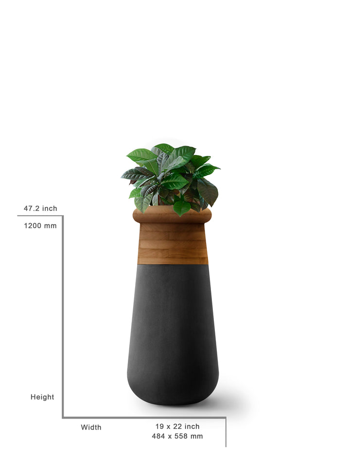 Soma Wood Planter – Slim Outdoor Planters Indigenus
