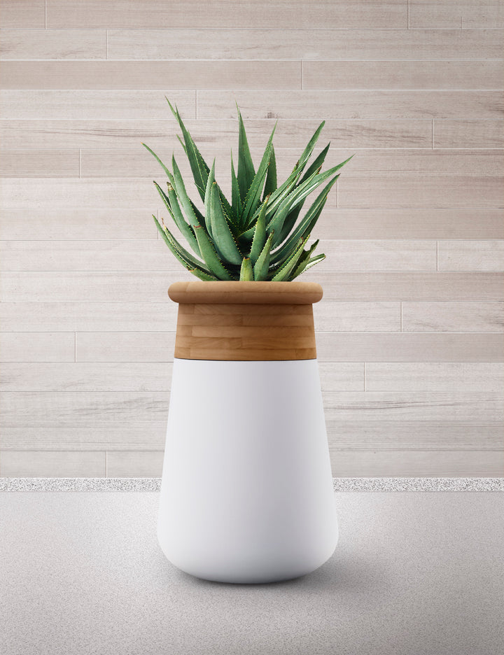 Soma Wood Planter – Tall Outdoor Planters Indigenus
