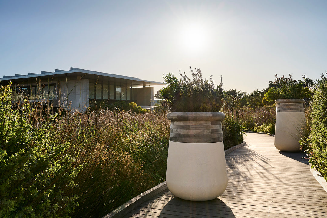 Soma Wood Planter – Tall Outdoor Planters Indigenus