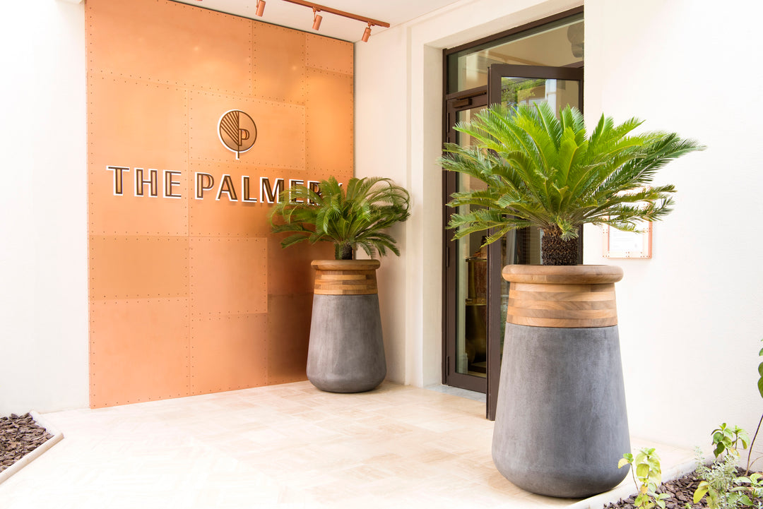 Soma Wood Planter – Tall Outdoor Planters Indigenus