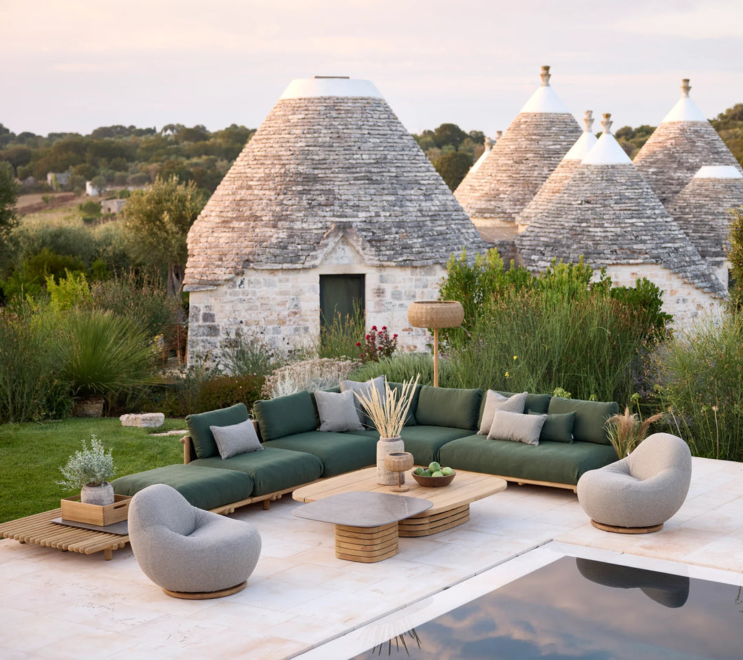 Gem lounge chair w/teak swivel Chairs Cane-line