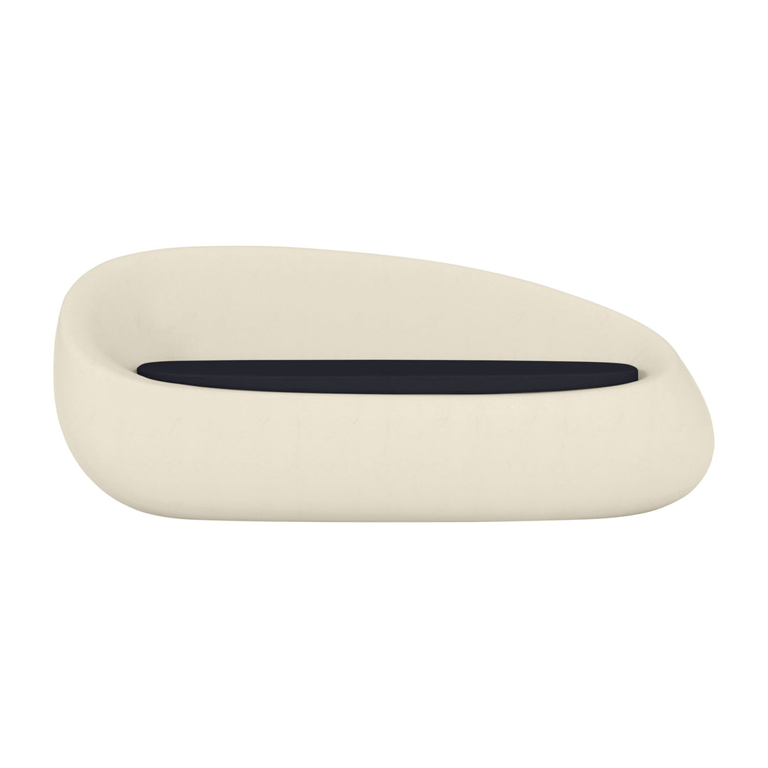 Stone Sofa Outdoor Vondom Basic Ecru Nautic Black 1105 