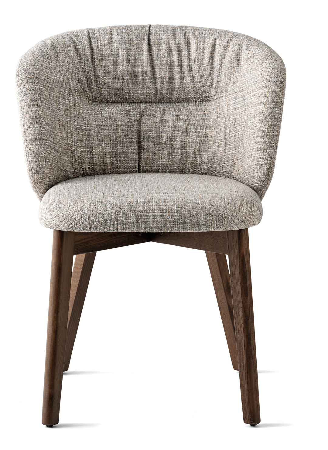Sweel Dining Chair with Upholstery & Wood Options Calligaris